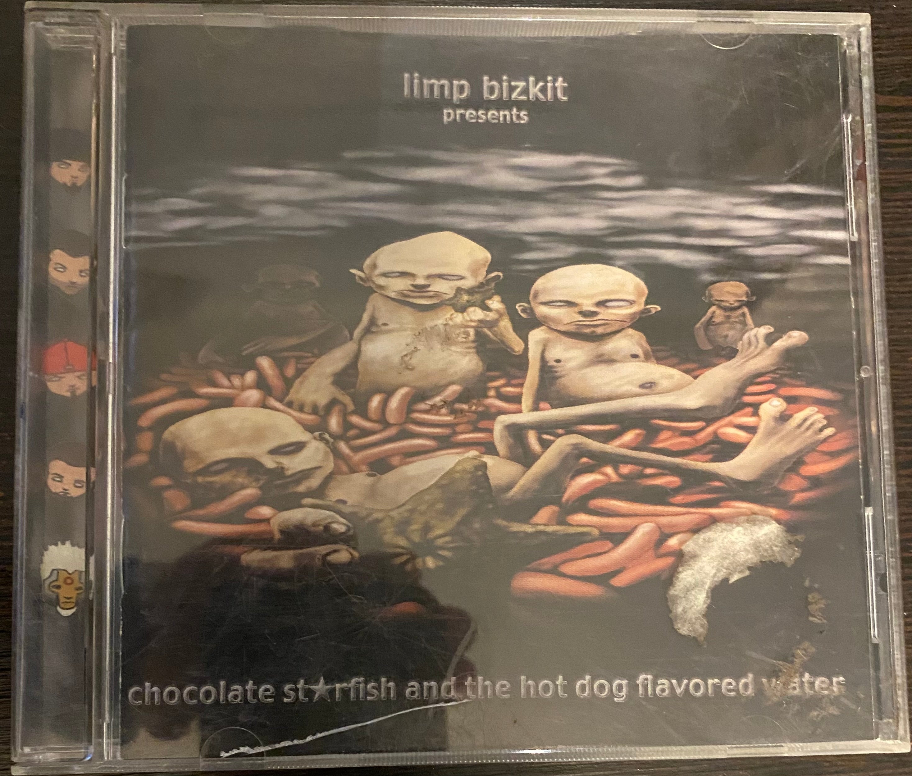 Chocolate starfish and the hot dog flavored water