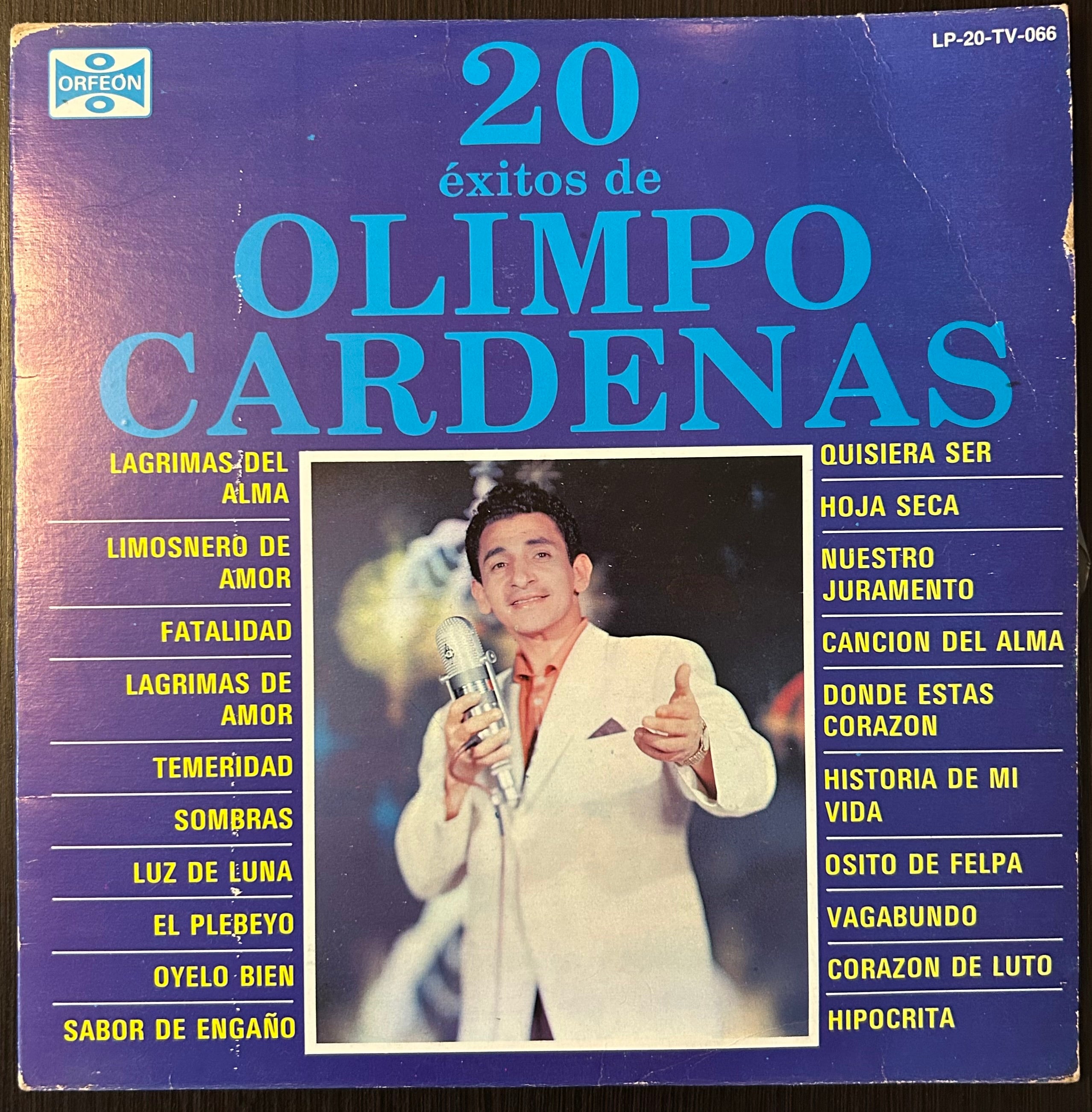 20 éxitos de OLIMPO CARDENAS