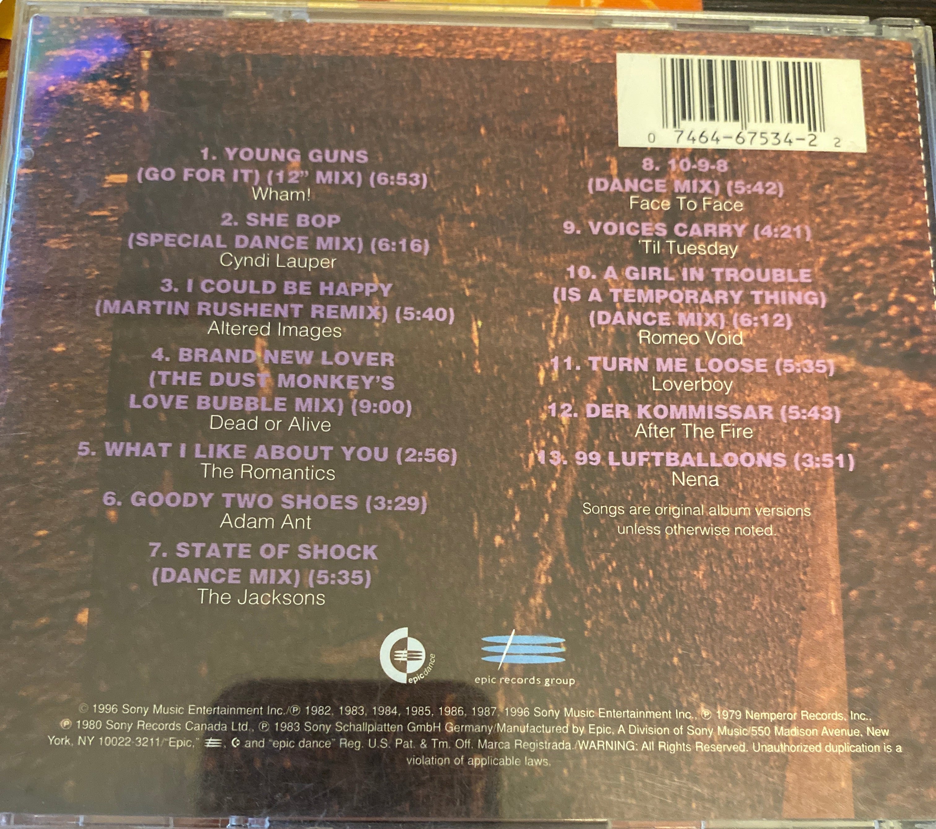 A collection of classic Dance Mixes