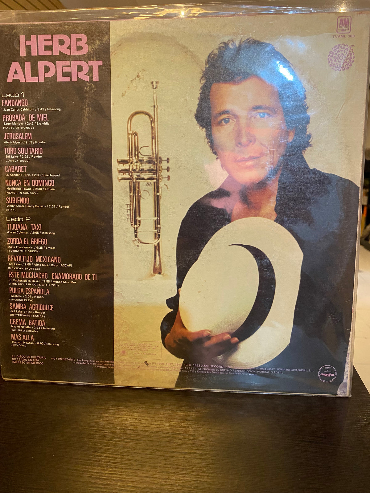 15 auténticos  éxitos Herb Alpert